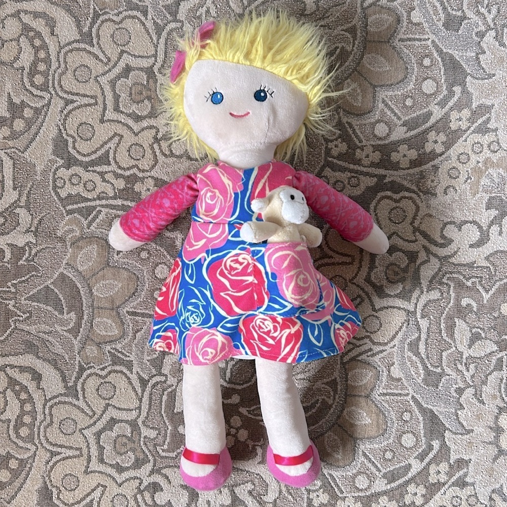 Scentsy Buddy Sierra and Sweetie Pie Lamb. Plush Doll with her Lovey Plushie